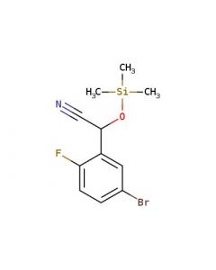 Astatech 2-(5-BROMO-2-FLUOROPHENYL)-2-((TRIMETHYLSILYL)OXY)ACETONITRILE; 1G; Purity 95%; MDL-MFCD16786534